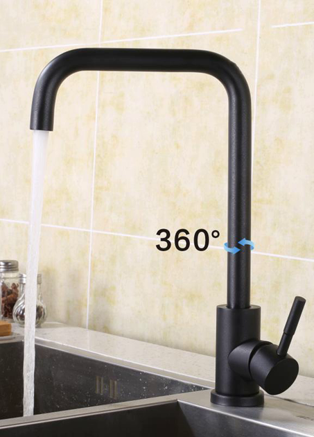 Смеситель кухонный AQUAMARIN Nautilus 370 ONX - изображение 6