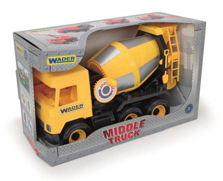 Іграшковий бетонозмішувач Wader Middle Truck (5900694321243) - зображення 1