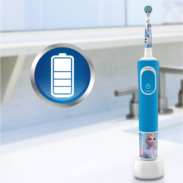 Електрична зубна щітка Oral-B Kids "Холодне Серце 2" (4210201245193) - зображення 4
