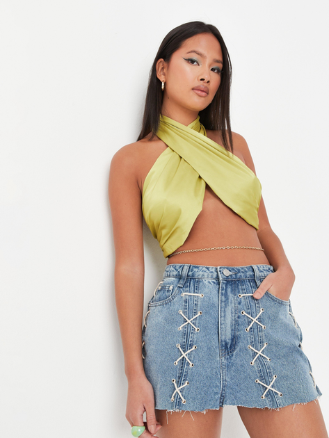 Топ жіночий Missguided TW102924 34 Салатовий від Rozetka на платформі USKIDKA Акція на Топ жіночий Missguided TW102924 34 Салатовий від Rozetka