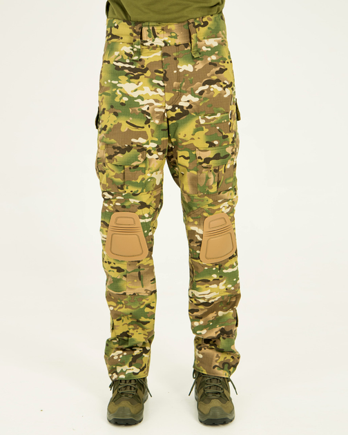 Чоловічі штани з наколінниками Мультикам ріпстоп 50 - зображення 1