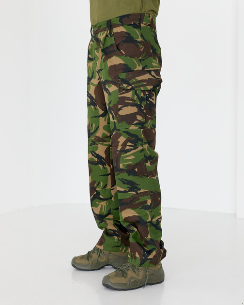Брюки чоловічі камуфляж Британка з посиленими колінами, штани польові камуфляжні бавовняні 56 - зображення 2