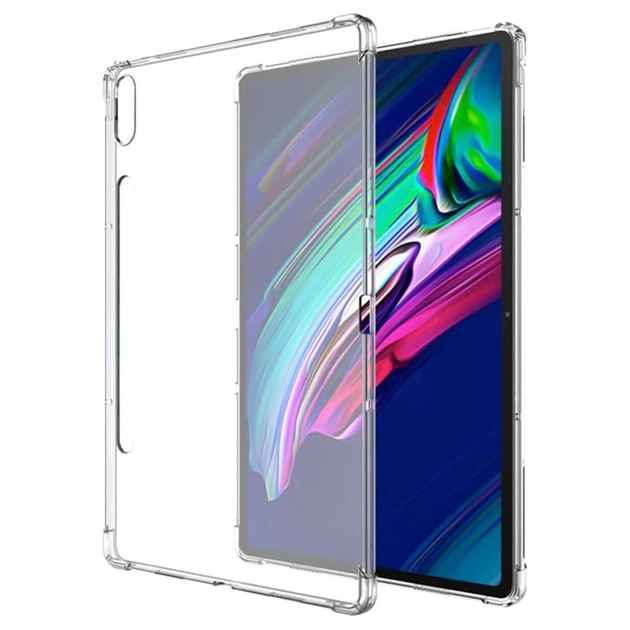 Прозорий силіконовий чохол TPU для Lenovo Tab P12 Pro, Transparent - Фото 2 Прозорий силіконовий чохол TPU для Lenovo Tab P12 Pro, Transparent - зображення 2