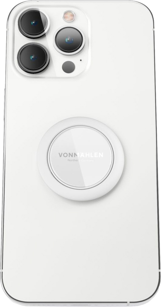 Тримач і підставка для телефона Vonmaehlen Backflip Pure 3 in 1 White (BFD00039) - зображення 3