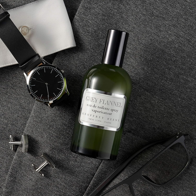 Туалетна вода для чоловіків Geoffrey Beene Grey Flannel 120 мл (719346021784/719346122863/719346021814) - зображення 4