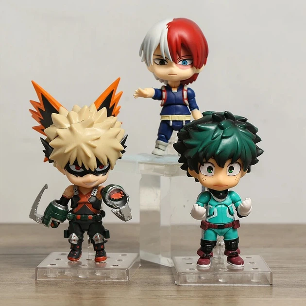 Аниме фигурка нендороид My Hero Academia Моя геройская академия Todoroki Shoto Шото Тодороки, 10 см (MHA 0030) - изображение 9