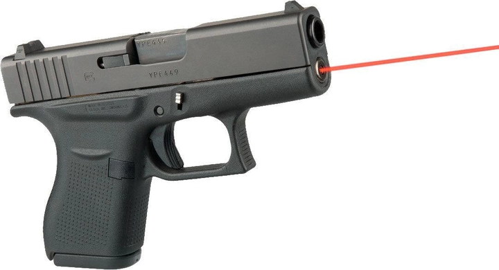 Целеуказатель LaserMax для Glock43 червоний - зображення 1