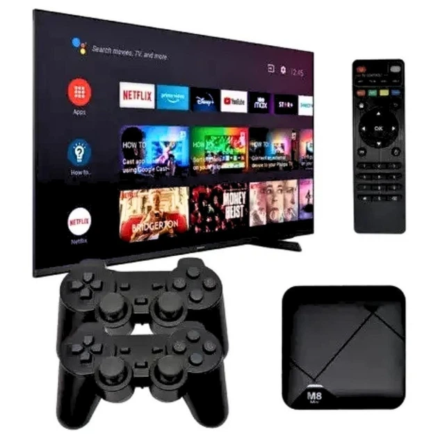 Ігрова ТБ приставка консоль M8 mini 4K до Android телевізора з ...