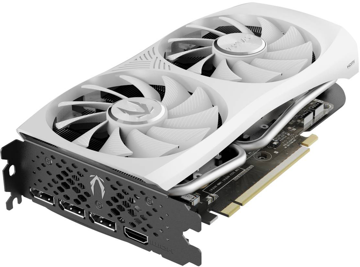 Відеокарта Zotac PCI-Ex GeForce RTX 4060 Ti Twin Edge OC White Edition 8GB GDDR6 (128bit) (2565/18000) (HDMI, 3 x DisplayPort) (ZT-D40610Q-10M) - зображення 2