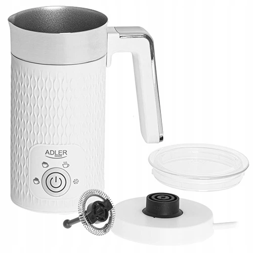 Вспенитель молока с подогревом Adler AD 4494 500W white - Фото 2 Вспенитель молока с подогревом Adler AD 4494 500W white - изображение 2