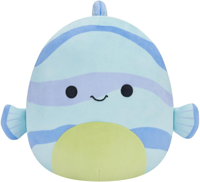 Pluszowa rybka Squishmallow W paski Niebieska 19 cm (0196566213319) - obraz 1