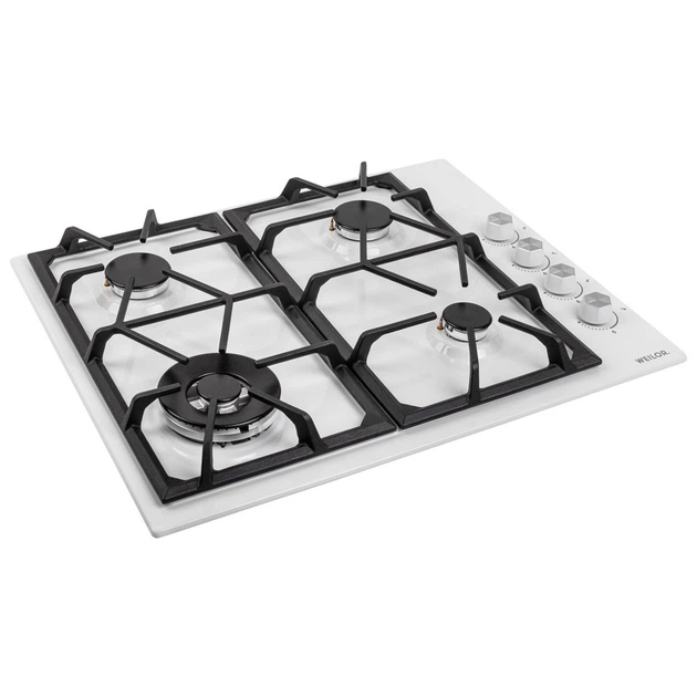 Поверхня газова на металі WEILOR GM W 634 WH - Фото 4 Поверхня газова на металі WEILOR GM W 634 WH - зображення 4