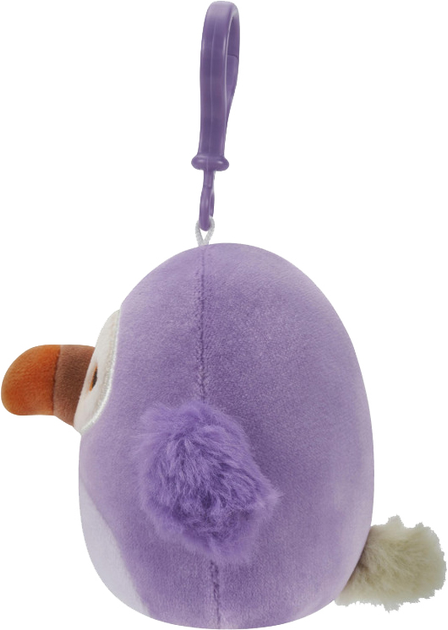 Pluszowy brelok Squishmallow Kurczak Fioletowy 9 cm (0196566215689) - obraz 2