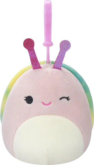 Плюшевий брелок Squishmallows Clip On Silvana the Winking Snail 9 см (0196566184091) - зображення 1