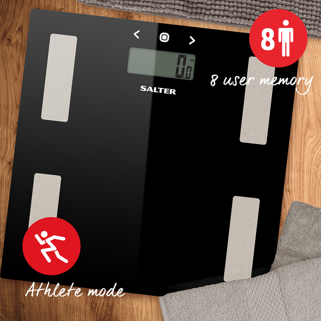 Ваги підлогові SALTER Glass Analyzer Scale (9150 BK3R) - зображення 5