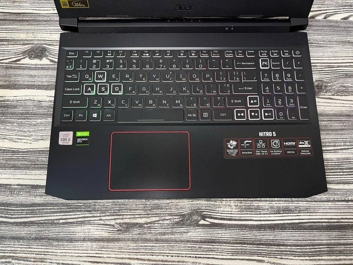 Ігровий ноутбук Acer Nitro 5 Gaming - i5-10300H/ 16Gb /SSD 500Gb/ GTX 1660ti-6Gb Б/В - изображение 2