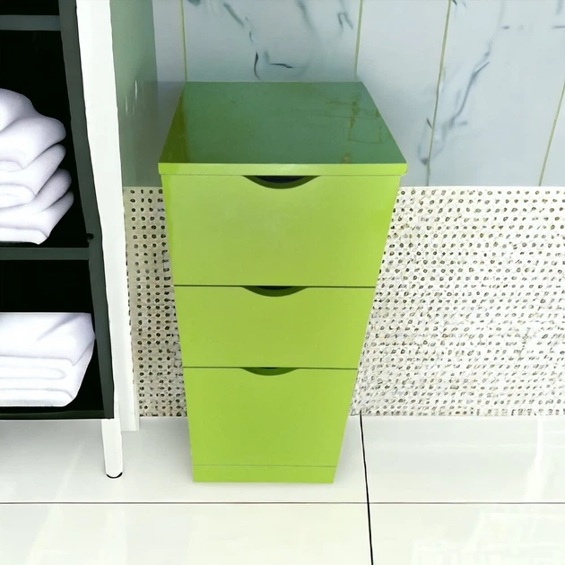 Комод Mikola-M Stairs 3 ящики HPL 1111 gloss 40 см - изображение 2
