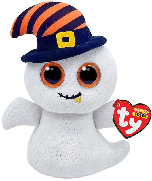 М'яка іграшка TY Beanie Boos Halloween White Gost 15 см (0008421372966) - зображення 1