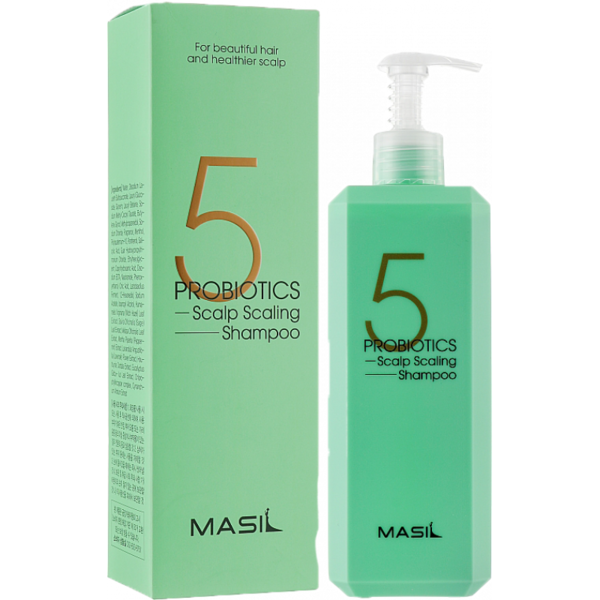Шампунь MASIL 5 Probiotics Scalp Scaling Shampoo освежающий безсульфатный, 500 мл - Фото 1 Шампунь MASIL 5 Probiotics Scalp Scaling Shampoo освежающий безсульфатный, 500 мл - изображение 1
