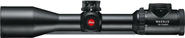Прицел оптический Leica Magnus 1,8-12x50 с шиной и прицельной сеткой L-4a c подсветкой. BDC - изображение 1