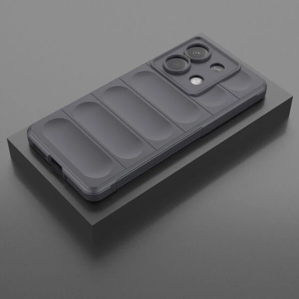 Силиконовый (TPU) чехол Deexe Terra Case для Xiaomi Redmi Note 13 5G - Dark Grey - изображение 2