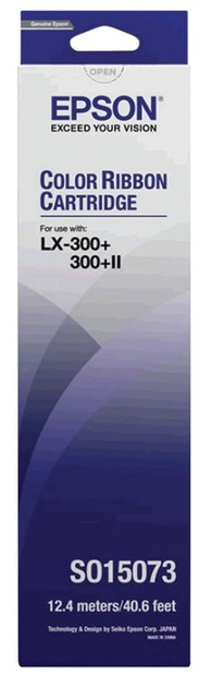 Taśma do drukarek igłowych Epson LX 300/300+/300+II/300+II Colour Black (C13S015073) - obraz 1