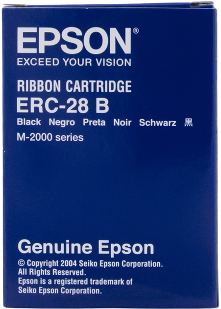Taśma do drukarek igłowych Epson ERC 28B M 2000 Black (C43S015435) - obraz 1