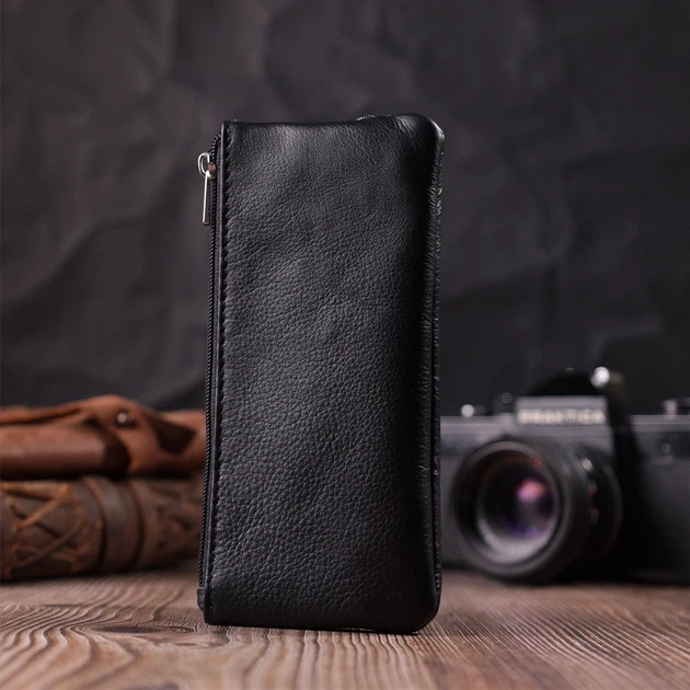 Універсальна ключниця із натуральної шкіри ST Leather 22511 Чорний - Фото 8 Універсальна ключниця із натуральної шкіри ST Leather 22511 Чорний - зображення 8