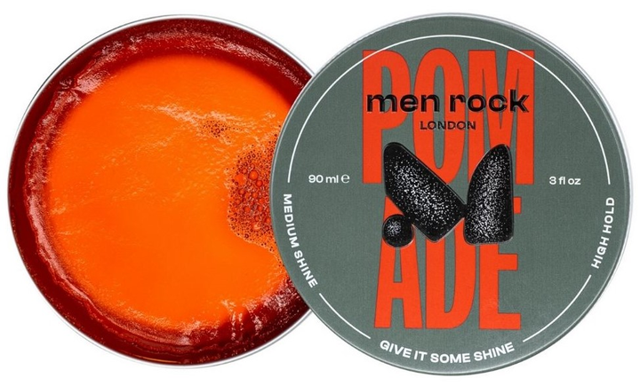 Помада для волосся Men Rock Pomade High Hold Medium Shine для чоловіків 90 мл (5060796560015) - зображення 1