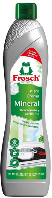Очищуючий крем для кухні Frosch Ecológico Vitrocerámicas Crema Mineral 450 мл (4009175960108) - зображення 1