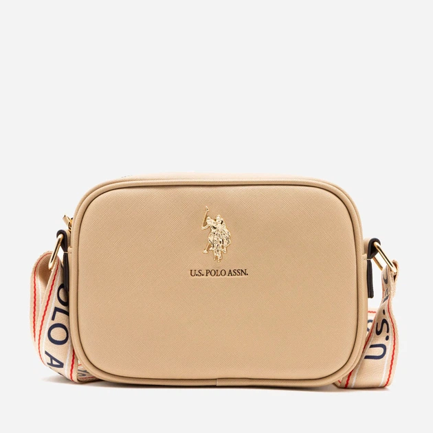 Сумка крос-боді через плече жіноча маленька U.S. Polo Assn 27A228-AA00A(tan) 1SZ Кремова (786660917796) - Фото 1 Сумка крос-боді через плече жіноча маленька U.S. Polo Assn 27A228-AA00A(tan) 1SZ Кремова (786660917796) - зображення 1