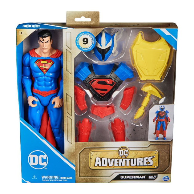Figurka Spin Master DC Comics Superman Człowiek ze stali 30 cm (0778988494288) - obraz 1