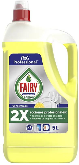 Засіб для миття посуду Fairy Professional Limon Lavajillas Concentrado 5000 мл (8001841643311) - зображення 1