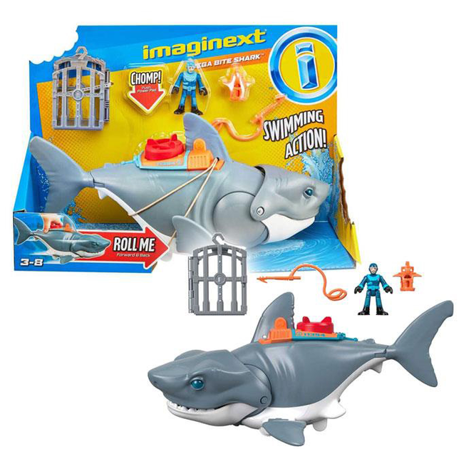 Zestaw figurek Mattel Imaginext Crazy Shark (0887961826616) - obraz 1