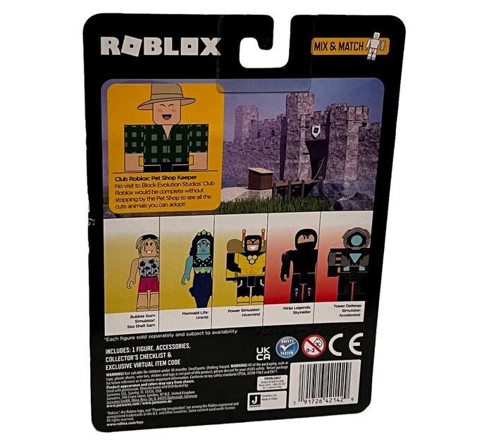 Набір фігурок Jazwares Roblox Club Roblox Pet Shop Keeper (0191726421429) - зображення 2