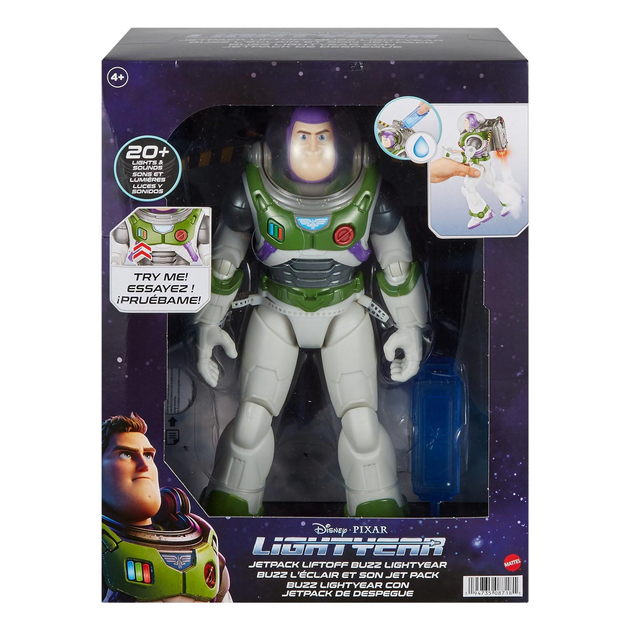 Figurka Mattel Lightyear Jetpack Liftoff Buzz Lightyear 30 cm (0194735087181) - obraz 1