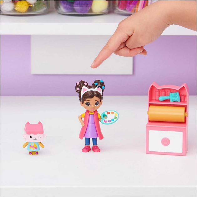 Zestaw figurek Spin Master Gabby's Dollhouse Cattivity Pack Art Studio (0778988374160) - obraz 3