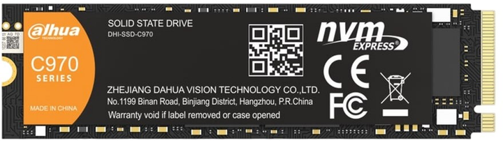 Dysk SSD Dahua C970 512GB M.2 2280 PCIe 4.0 x4 3D NAND (TLC) (DHI-SSD-C970N512G) - obraz 1