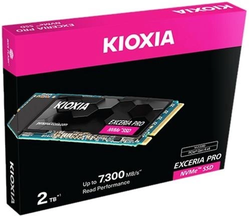 Dysk SSD KIOXIA EXCERIA PRO 2TB M.2 2280 NVMe PCIe 3.0 TLC (LSE10Z002TG8) - obraz 2