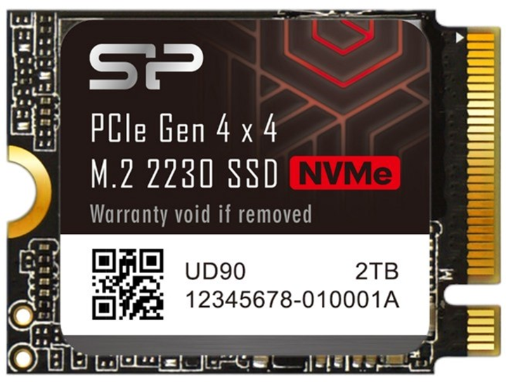 Dysk SSD Silicon Power UD90 2TB M.2 2230 NVMe PCIe 4.0 x4 3D NAND (TLC) (SP02KGBP44UD9007) - obraz 1