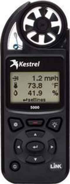 Метеостанция Kestrel 5000 Bluetooth. Цвет - Black (черный) - изображение 1