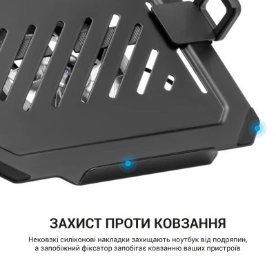 Подставка для ноутбука OfficePro для кронштейнів VESA 75x75,100x100 +RGB (LH474B) - изображение 4