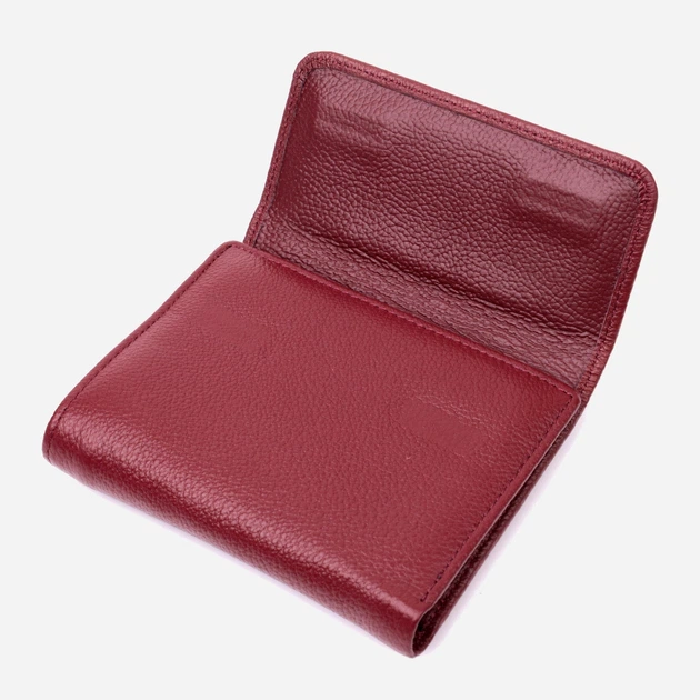 Гаманець жіночий шкіряний ST Leather Accessories leather-19492 Бордовий - Фото 3 Гаманець жіночий шкіряний ST Leather Accessories leather-19492 Бордовий - зображення 3