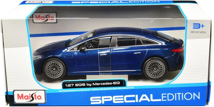 Metalowy model samochodu Maisto Mercedes Benz EQS 2022 1:27 (0090159070320) - obraz 1