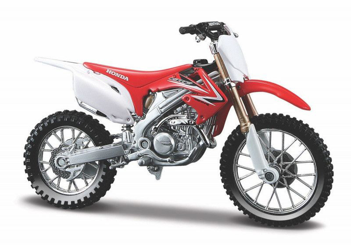 Metalowy model motocykla Maisto Honda CRF 450R 1:18 (5907543772508) - obraz 2