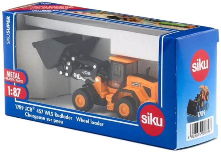 Модель трактора Siku WLS Radlader Wheel Loader 1:87 (4006874017898) - зображення 1