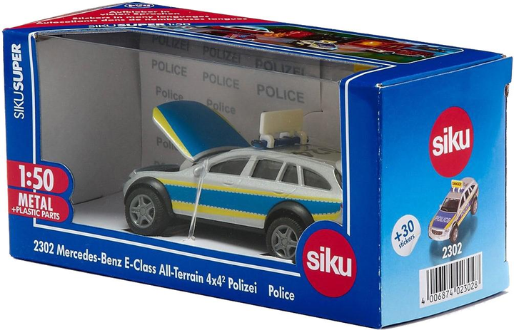 Metalowy model samochodu Siku Mercedes E-Class All-Terrain Police 1:50 (4006874023028) - obraz 1