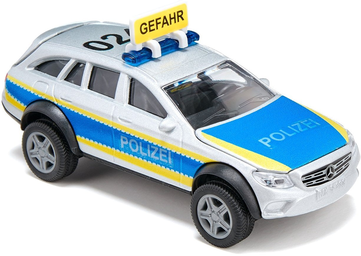 Metalowy model samochodu Siku Mercedes E-Class All-Terrain Police 1:50 (4006874023028) - obraz 3