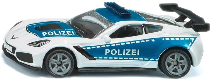 Metalowy model samochodu Siku Chevrolet Corvette ZR1 Police (4006874015252) - obraz 2