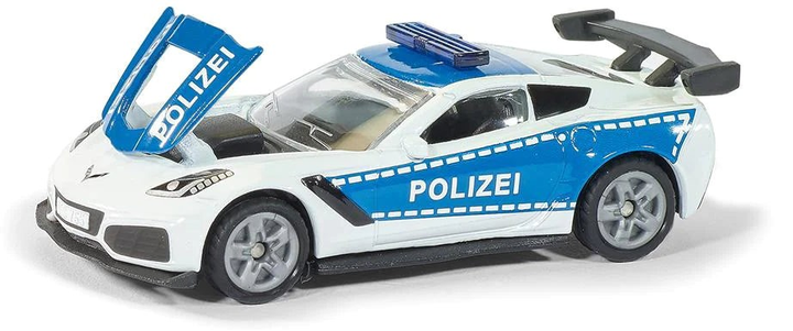 Metalowy model samochodu Siku Chevrolet Corvette ZR1 Police (4006874015252) - obraz 3